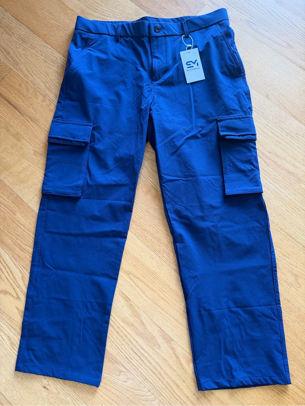 Men’s StretchMotions - Super Stretch Ice-Silk Comfort Cargo Pants size 34/35